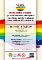 19 Febbraio Sinistra Arcobaleno Forlì